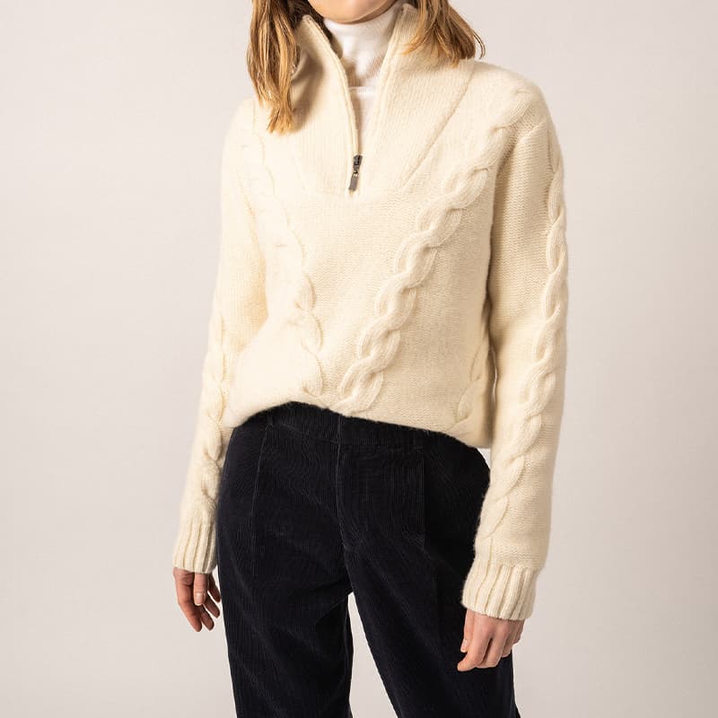 Pull camionneur SAINT JAMES Aberdeen 42 Ecume
