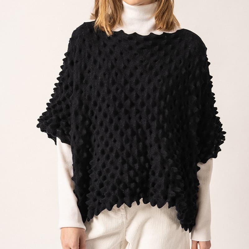 Poncho SAINT JAMES Alveole TU Navy