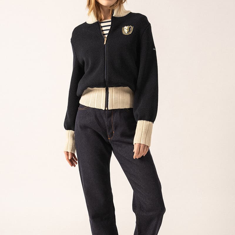 Blouson SAINT JAMES Campus 42 Navy/Ecru