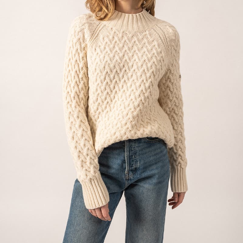 Pull SAINT JAMES Cardiff 46 Ecume