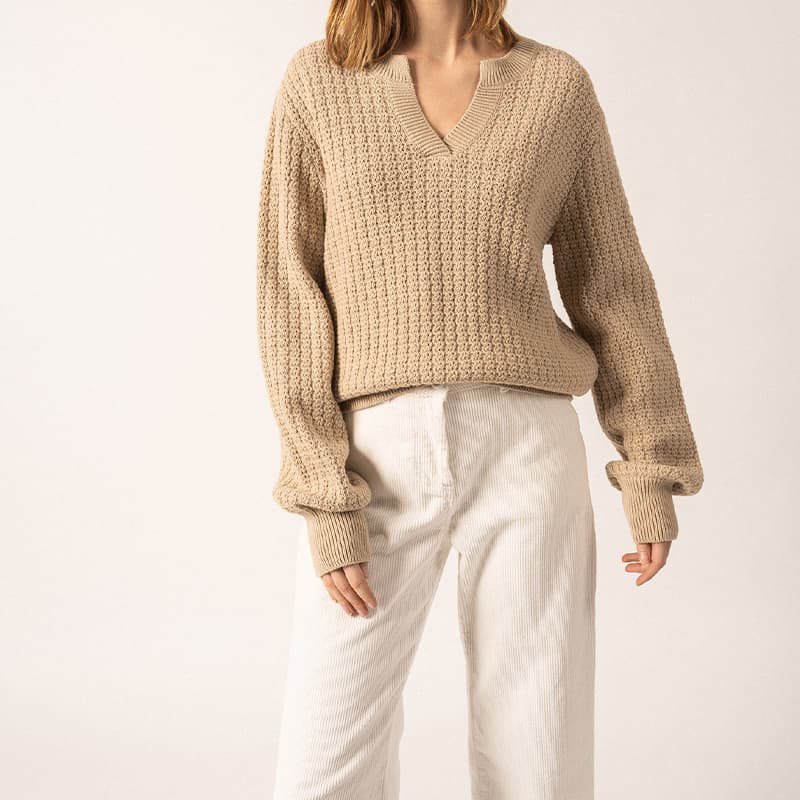 Pull SAINT JAMES Fairlie 36 Beige