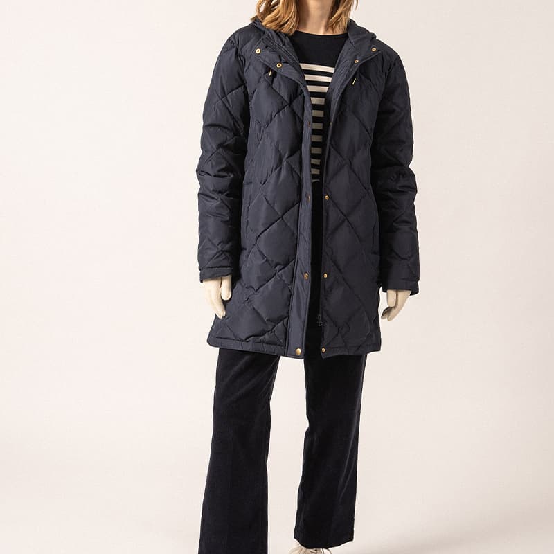 Doudoune matelassée SAINT JAMES Ste Irina 36 Amiral