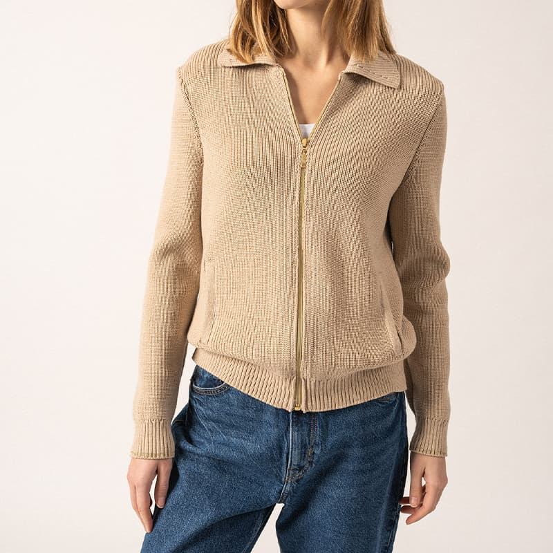 Gilet SAINT JAMES Moutiers 44 Beige