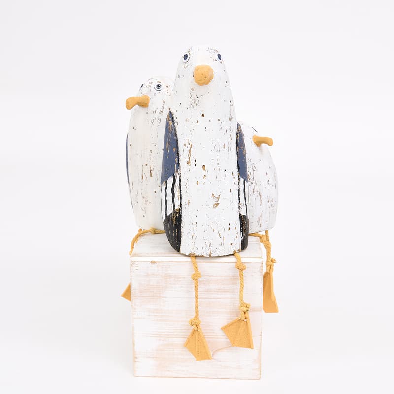 Bord d'étagère en bois "Mouette" BATELA DECO MM