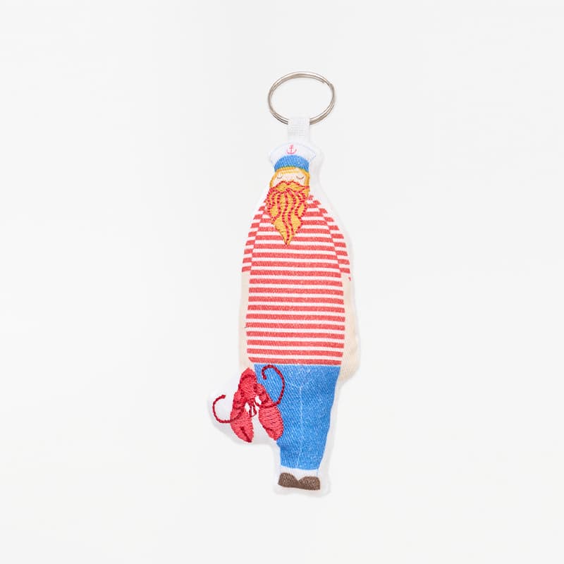 Porte-clés tissu "Marin" BATELA DECO