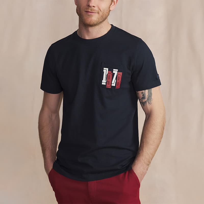 T-shirt TBS Hadistee XL 032 Marine