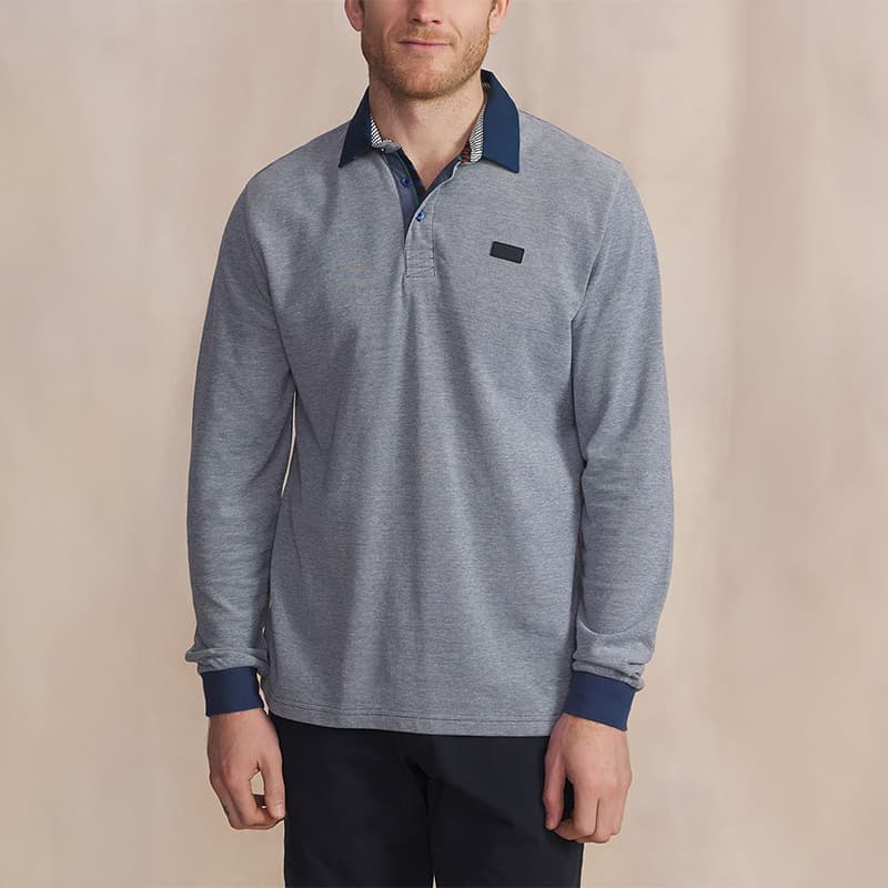 Polo TBS Danelpol L 012 Chambray