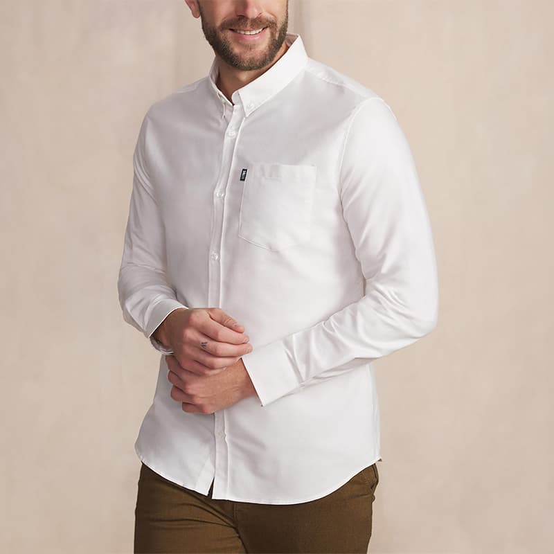 Chemise TBS Bradyche XL 027 Blanc