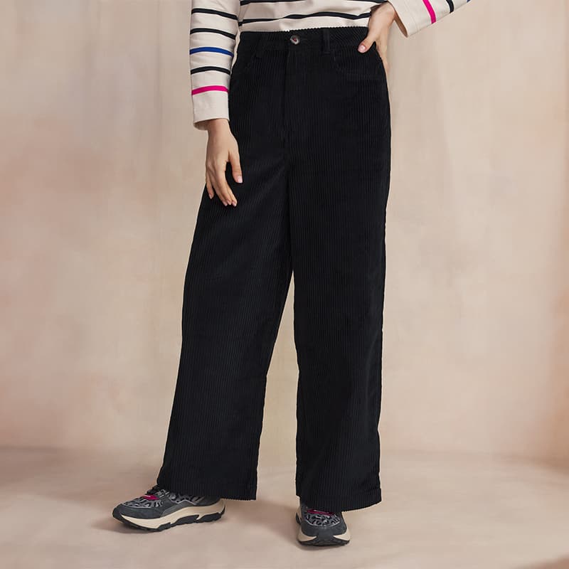Pantalon velours TBS Patsyhui 44 032 Marine