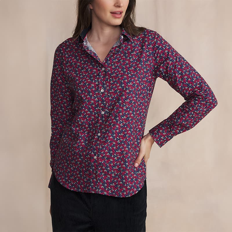Chemise TBS Velmache 40 466 Framboise