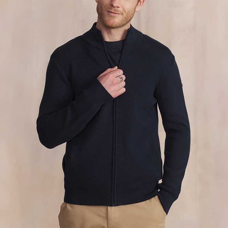 Gilet zippé TBS Nouvigil 4XL 032 Marine