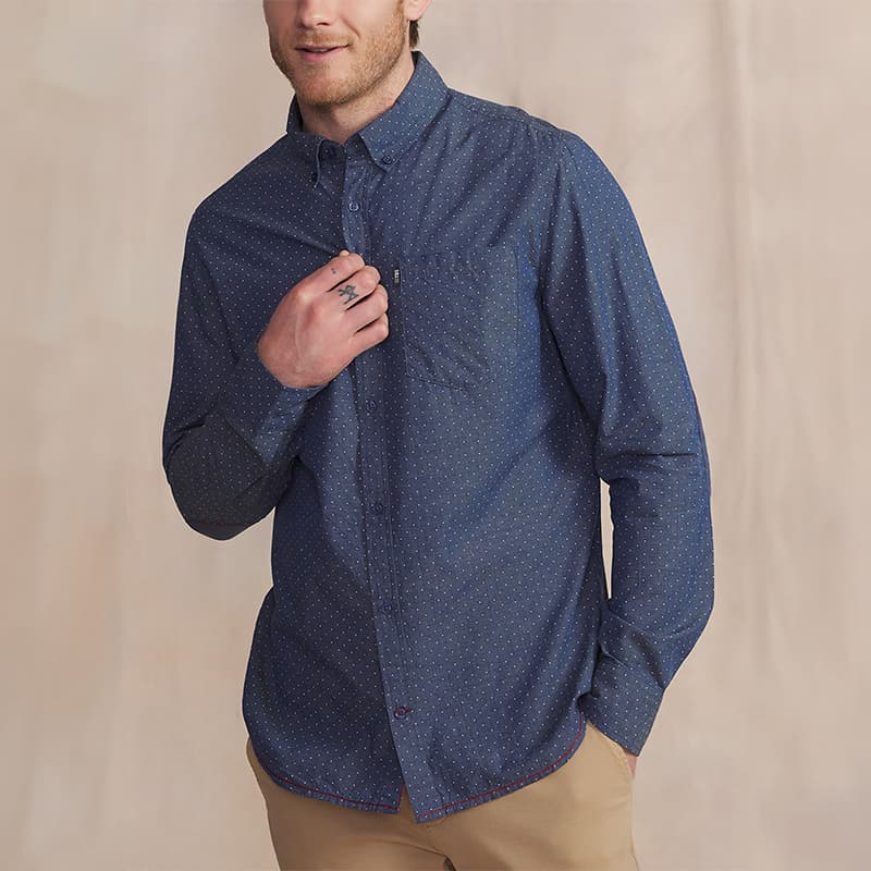 Chemise TBS Orlanche XL 092 Indigo