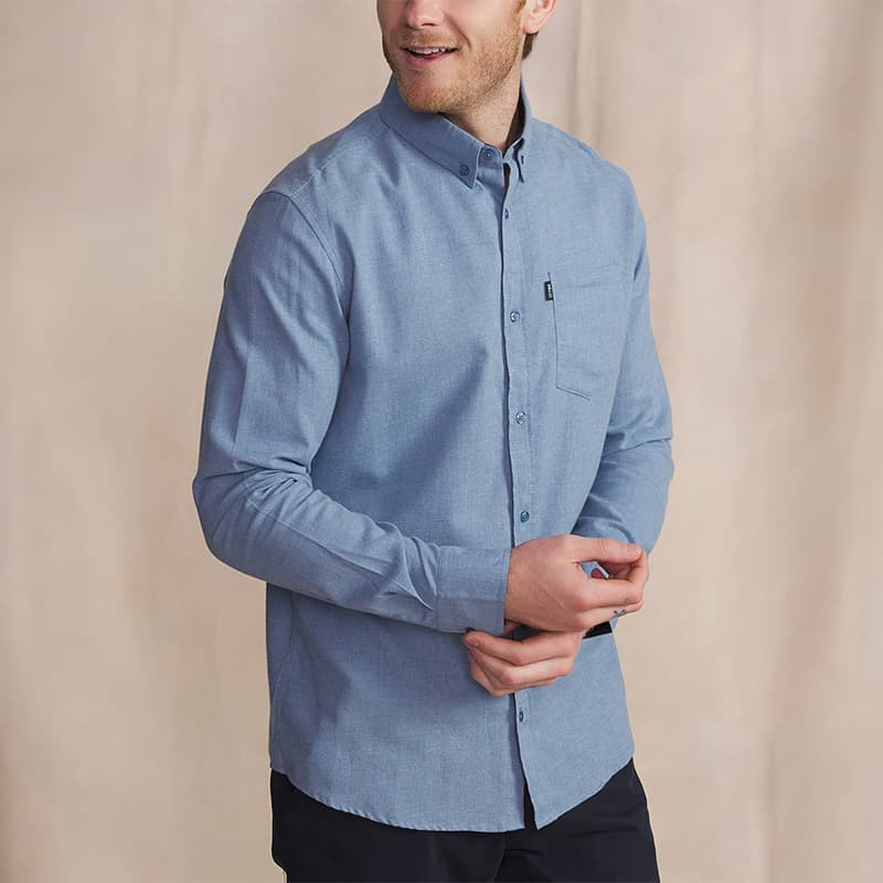 Chemise TBS Berliche XL 012 Chambray 2
