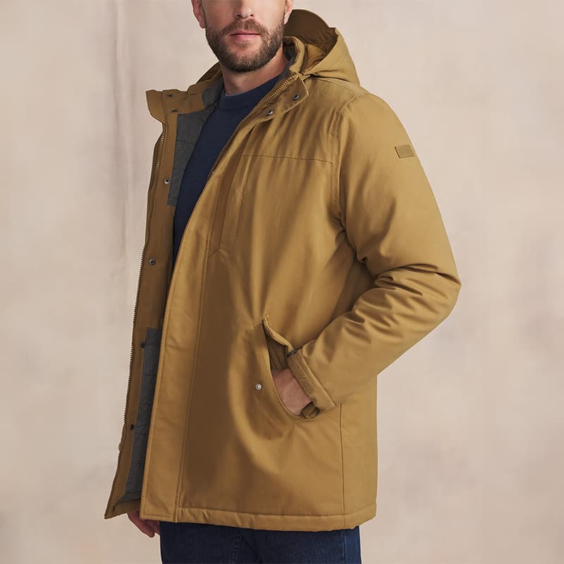 Veste imperméable TBS Jafarves M 235 Havane