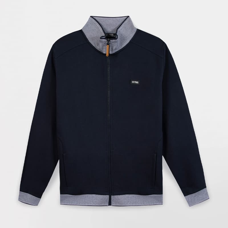 Sweat zippé TBS Loanngil 4XL 612 Navy 2