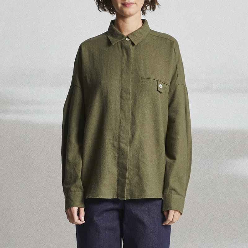 Chemise MAT DE MISAINE Chili 44 U56 Loden
