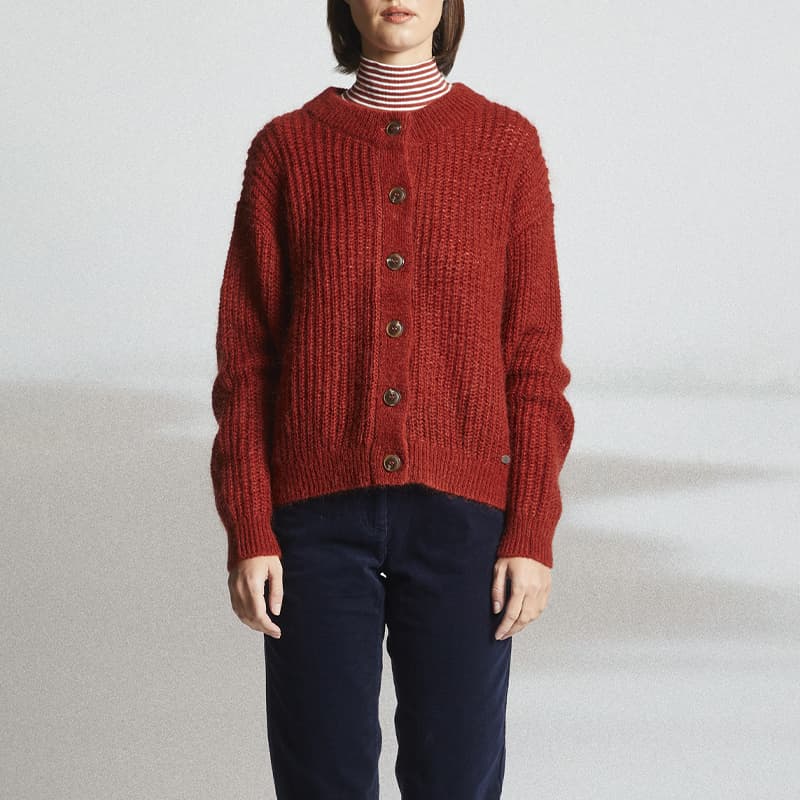 Cardigan MAT DE MISAINE Thea Card 545 S U708 Sienne