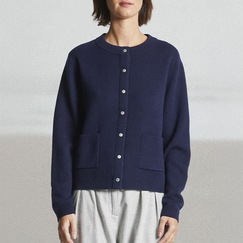 Cardigan MAT DE MISAINE Topki Card 574 XS U23 Navy