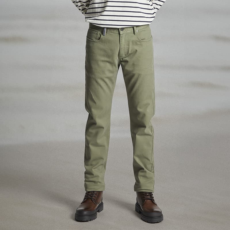 Pantalon MAT DE MISAINE Pavoisy 42 U571 Olive