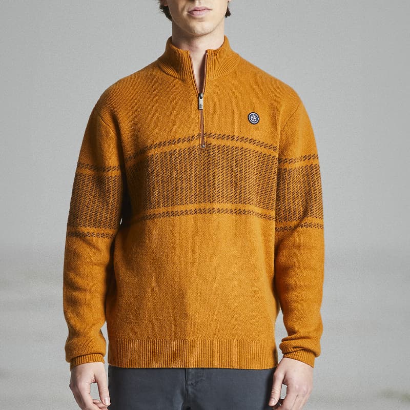 Pull camionneur MAT DE MISAINE Tuffle 413 3XL U700 Cognac