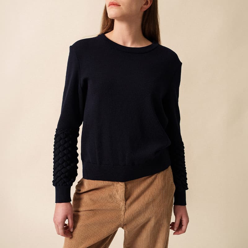 Pull SAINT JAMES Cluses 46 Navy