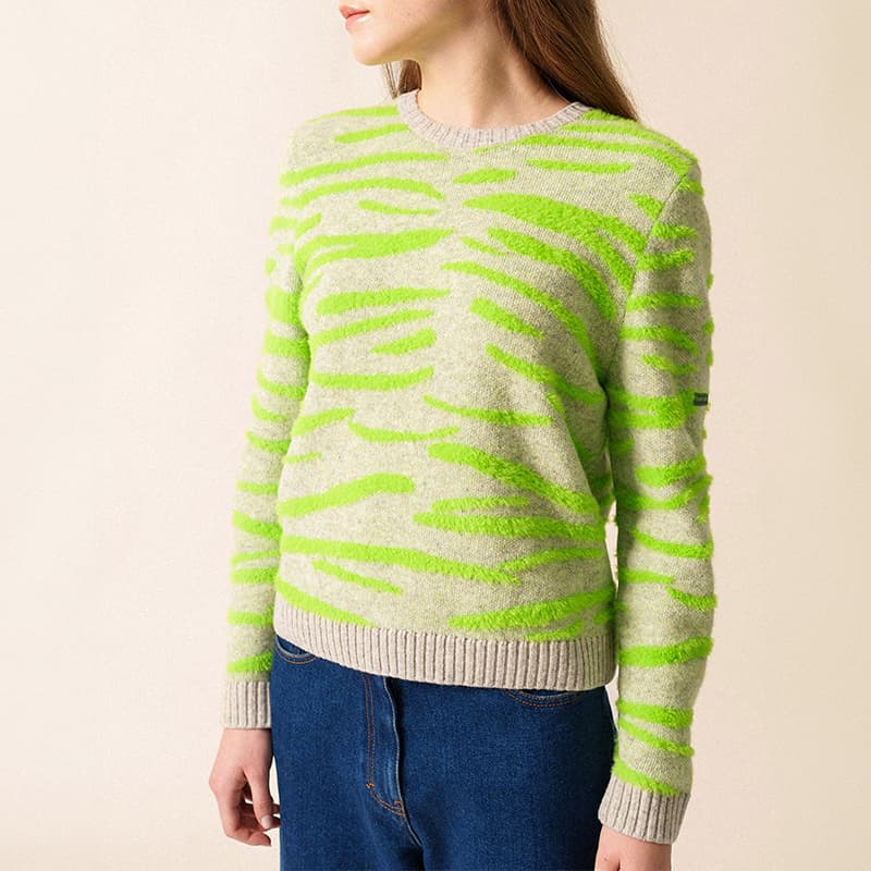 Pull SAINT JAMES Olten 4311 36 Gris/Tonic