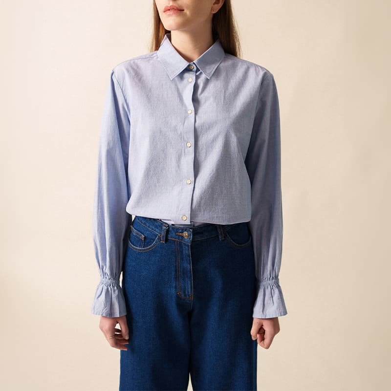 Chemisier SAINT JAMES Celeste 44 Chambray