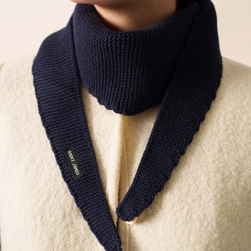 Bandana SAINT JAMES Maille TU Navy