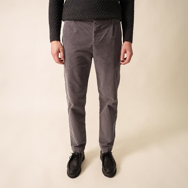 Pantalon velours SAINT JAMES Auguste 48 Gris
