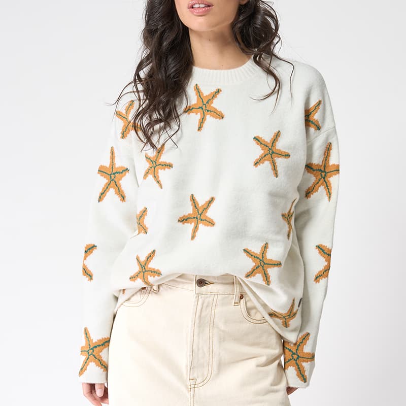 Pull BATELA "Etoiles de mer" A2551 38 CU Cord