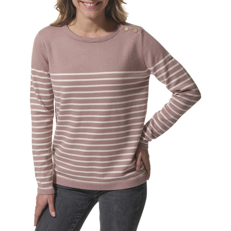Pull HUBLOT Gabrielle M Taupe Rose/Ecru Clair