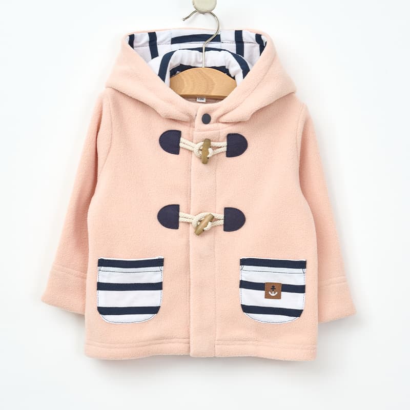 Veste polaire à poches rayées BATELA  12 Mois PW Pale Dogwood