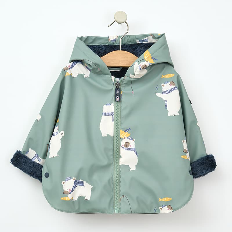 Ciré imprimé doublé sherpa BATELA 6 Mois WHB White Bear AOP