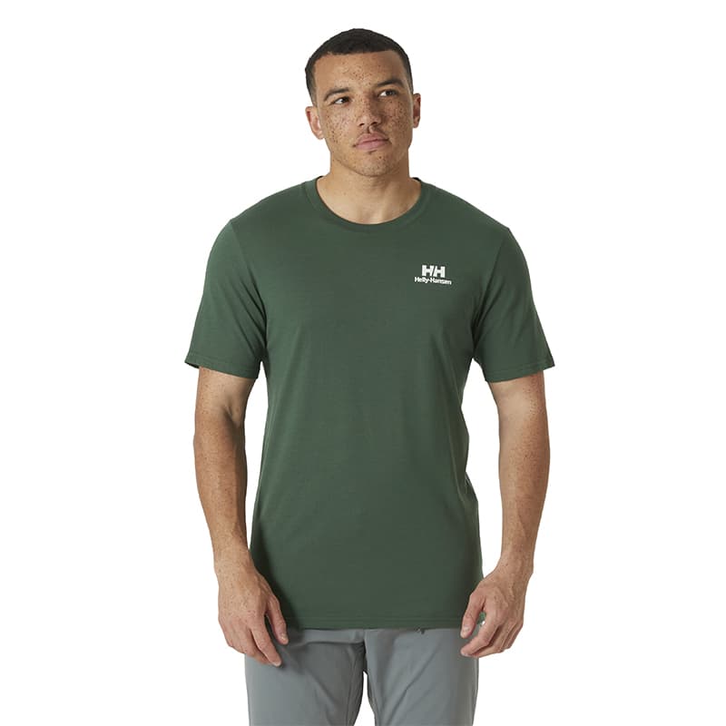 T-shirt HELLY HANSEN Nord Graphic 62978 S 390 Jungle Green