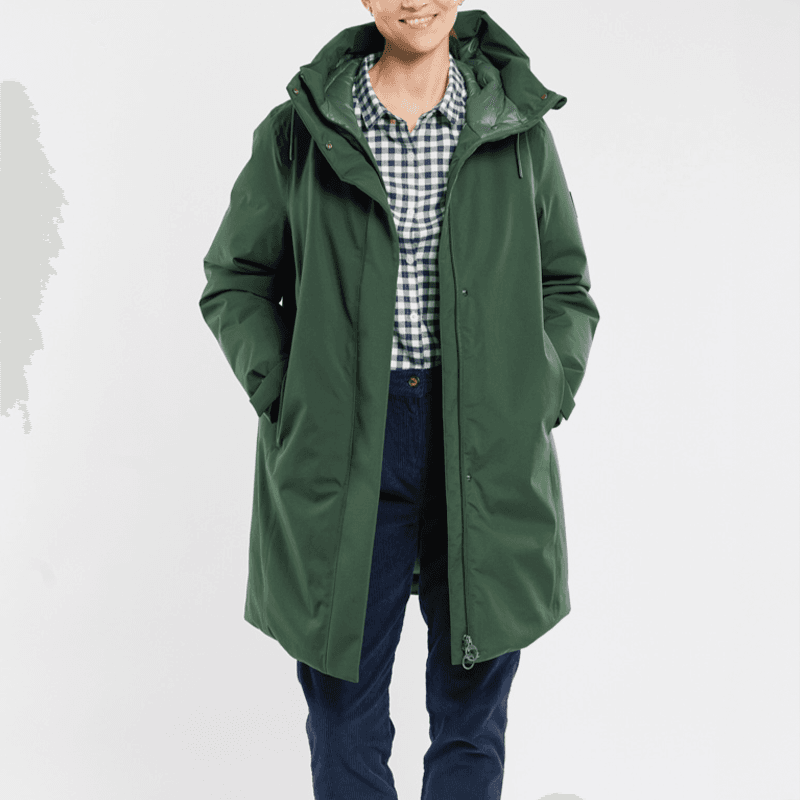 Parka imperméable BERMUDES Broskos 42 Bb85 Vert Foret