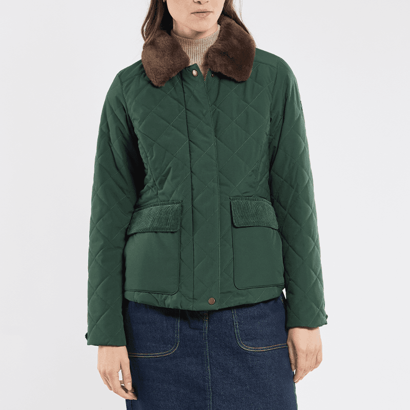 Veste matelassée BERMUDES Banley 40 Bb85 Vert Foret