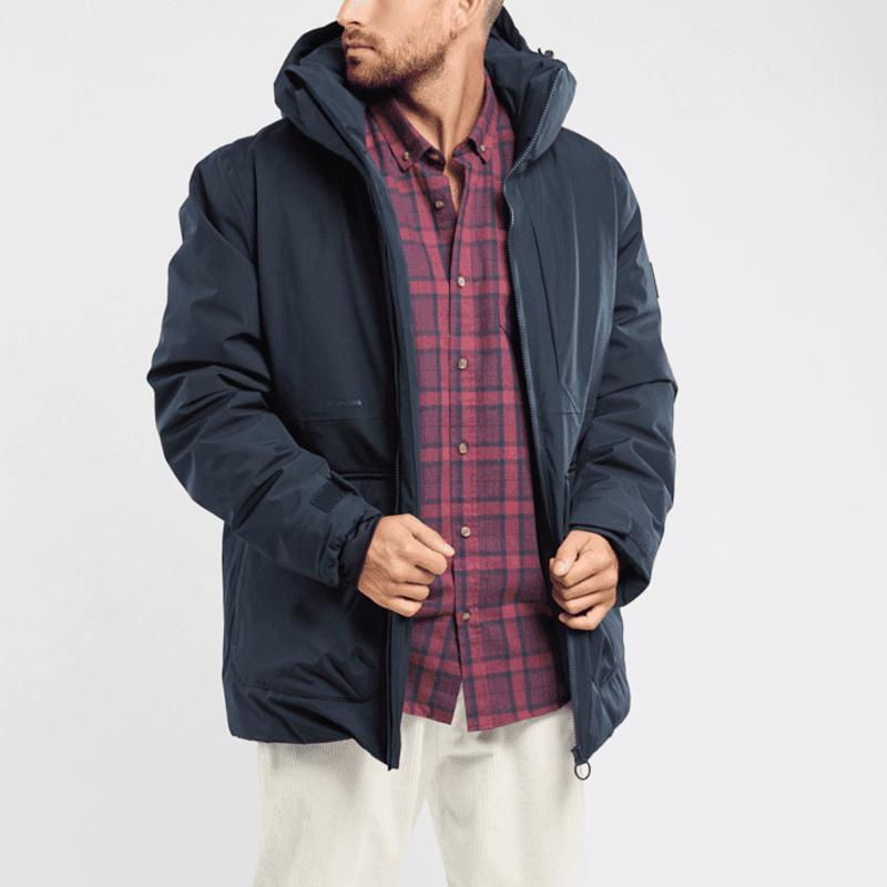 Parka imperméable BERMUDES Hardwood M B204 Navy