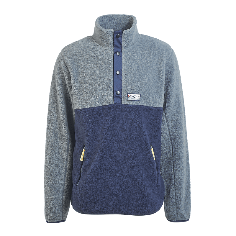 Sweat polaire moutonnée  BERMUDES Phenix S B603 Vert De Gris