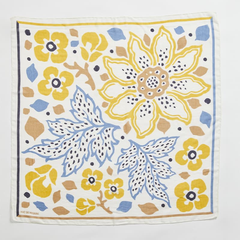 Foulard Carré MAT DE MISAINE Genet TU I811A Imp.Bouton D Or A