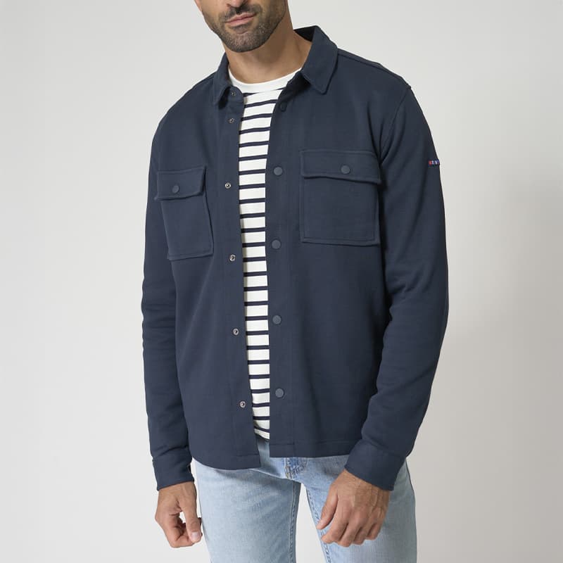 Surchemise en piqué BATELA A2570 XL MA Navy Blue