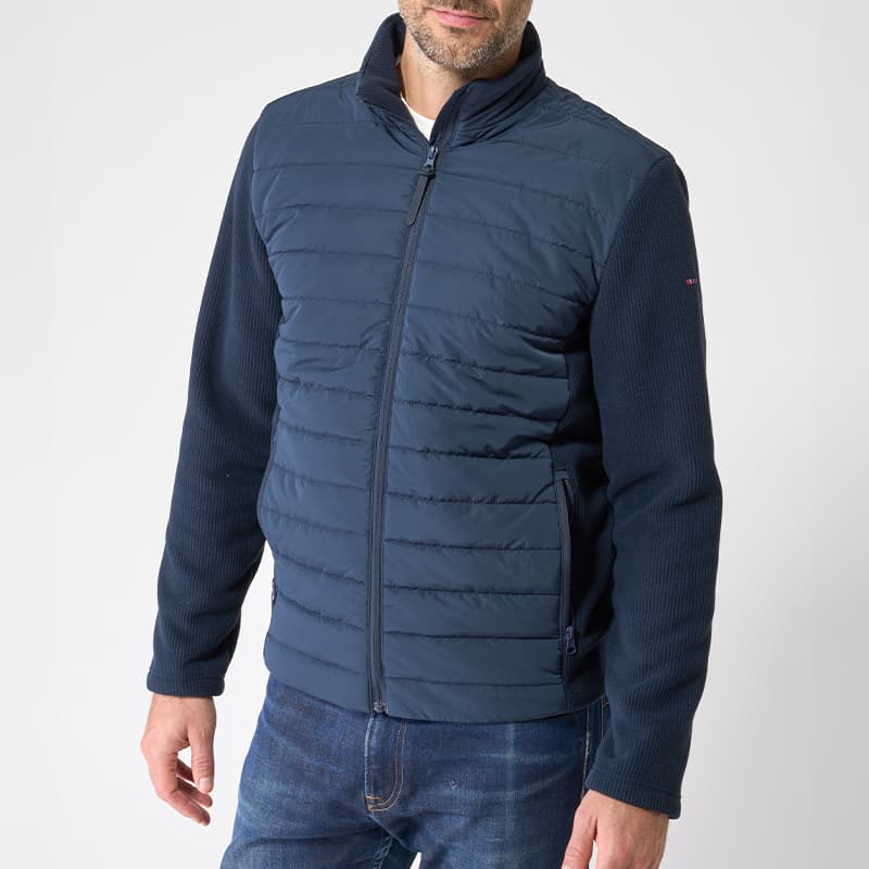 Veste polaire Bi-matière BATELA A2600 XL MA Navy Blue