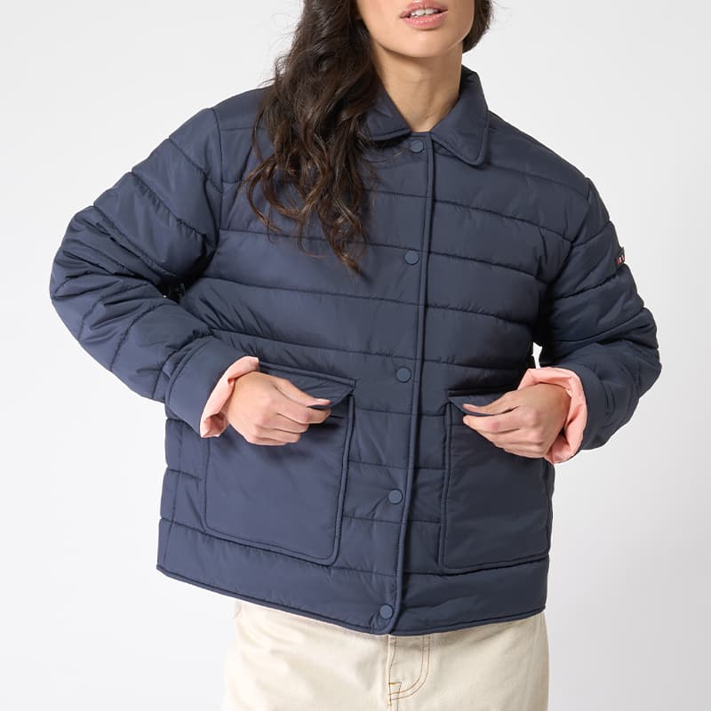 Blouson court matelassé BATELA A2559 48 MA Navy Blue