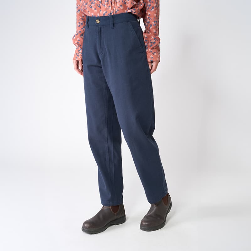 Pantalon en twill BATELA A2565 38 MA Navy Blue