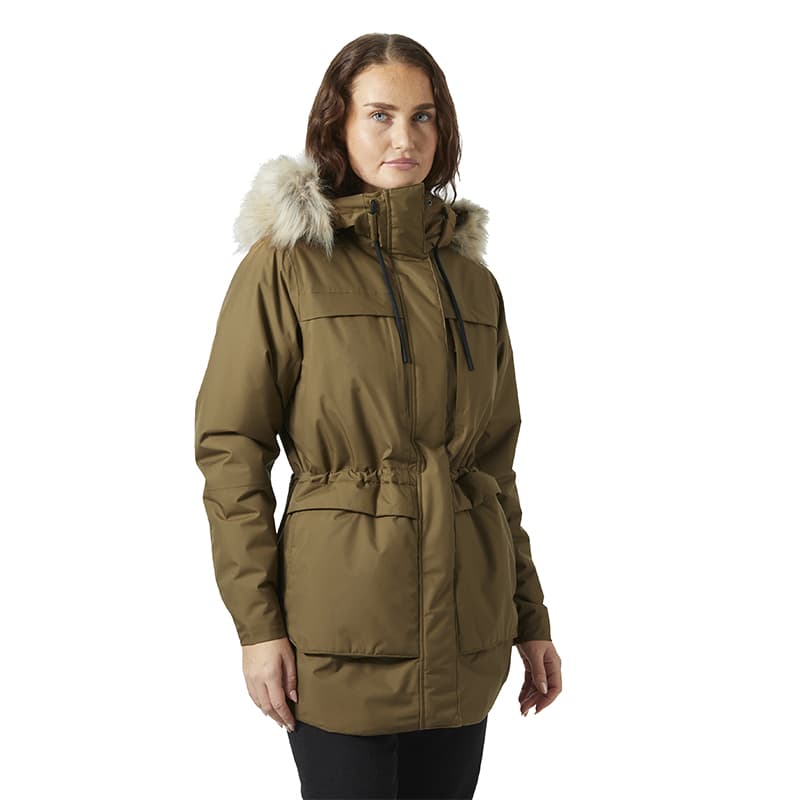 Parka imperméable HELLY HANSEN W Coastal L 718 Sepia
