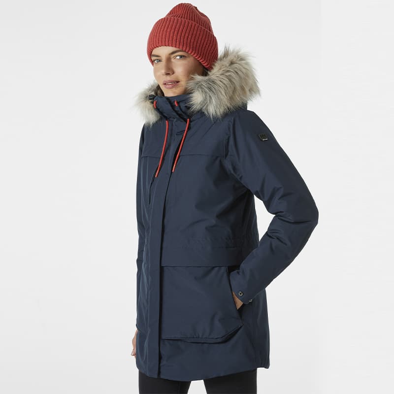 Parka imperméable HELLY HANSEN W Coastal L 597 Navy