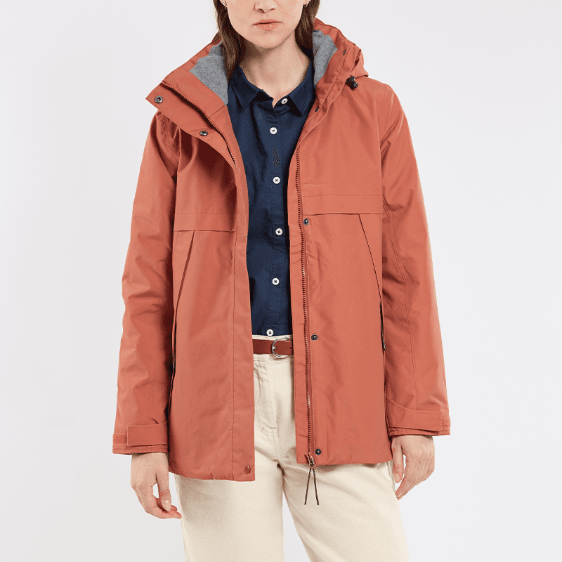 Parka courte imperméable BERMUDES Belven 46 B426 Sienne