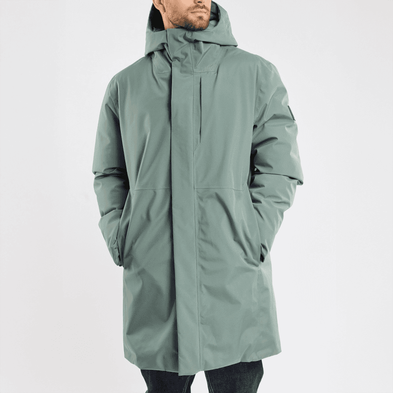 Parka imperméable BERMUDES Huxley L B603 Vert De Gris