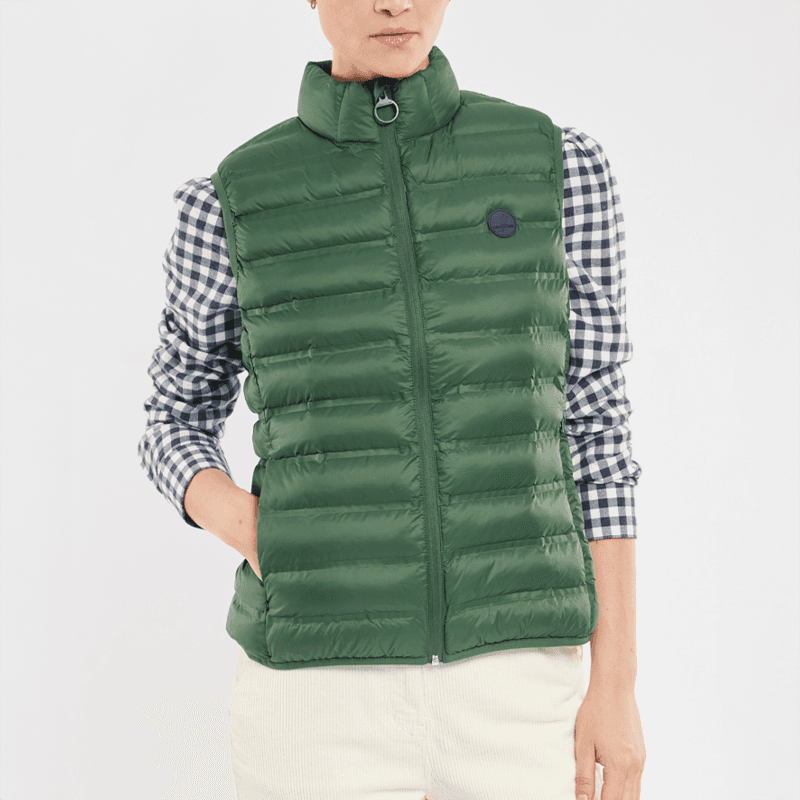 Doudoune sans manches BERMUDES Bordage 40 Bb85 Vert Foret