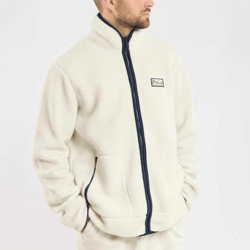 Veste polaire moutonnée BERMUDES Paterson 2XL B175 Ecru