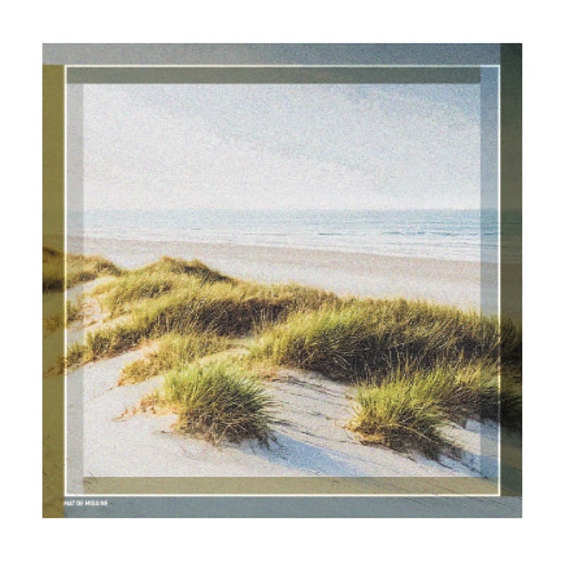 Foulard MAT DE MISAINE Carré Dune TU I594A Imp.Pistache A